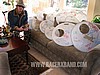 01. Jeff in my living room with all the drum heads...Do you own one..jpg