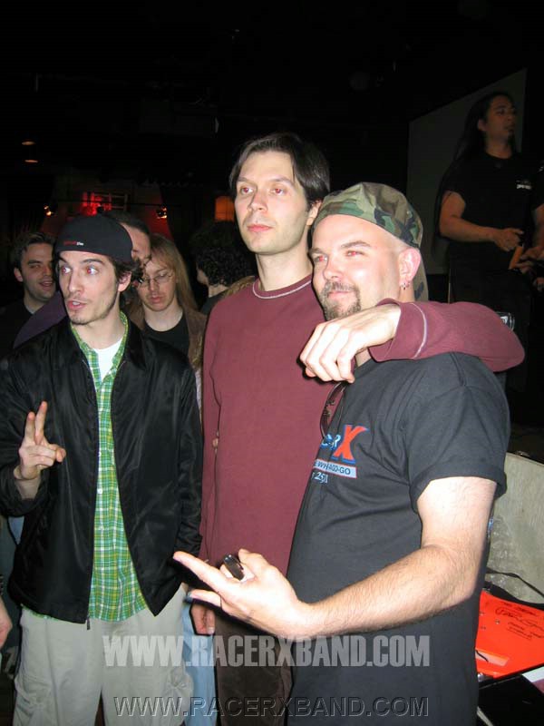 20. Paul and 'Golden God' Sean...check out the Paul sig on the XOXO guitar.jpg