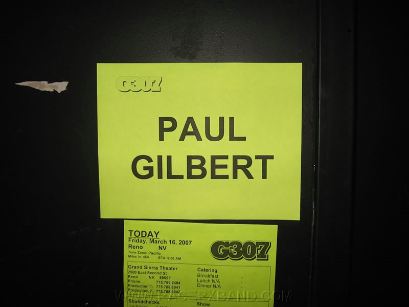 20. Paul's sign for his dressing room..jpg