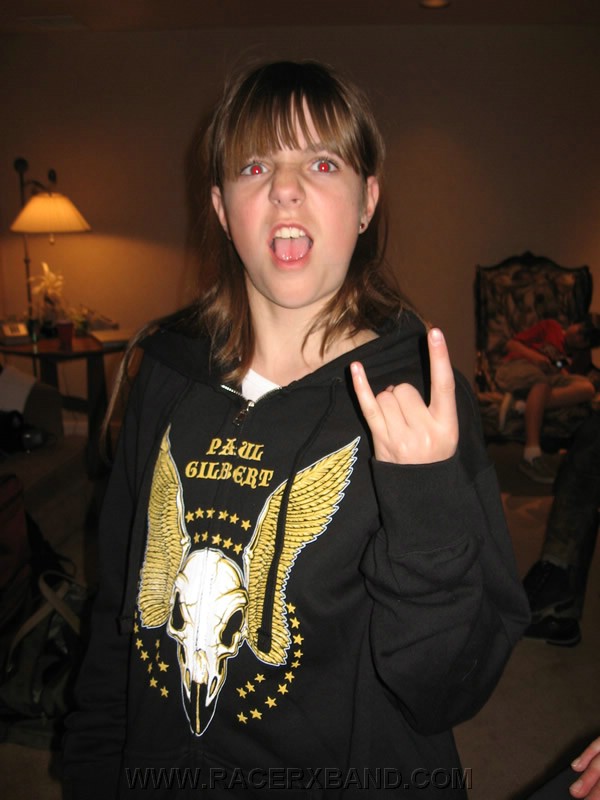 22. Madison with her new Paul Gilbert hoodie..jpg