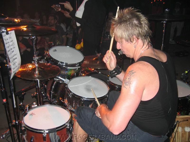 15. Jeff playing a beat...with set list..jpg