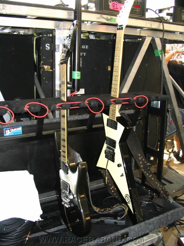 25. Glenn's guitars for the show.  Just 2..jpg