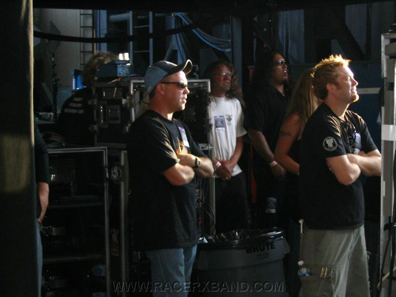 30. Jack, with the lead singer to Testament behind him..jpg