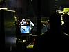 43. Tommy and Ozzy...the laptop feed the Teleprompter with lyrics..jpg