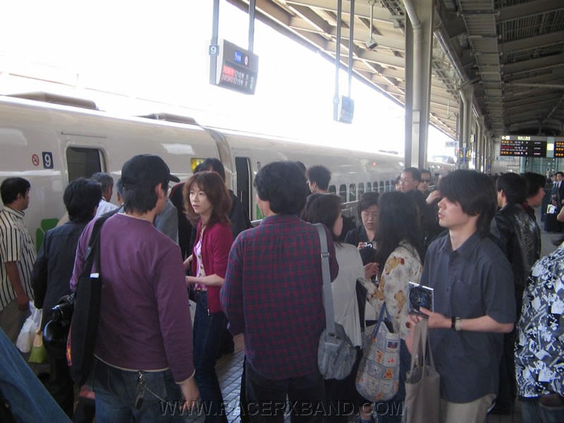 21. Priest and crew gets on...along with a bunch of fans that figured out their itnerary and got reservations too..jpg