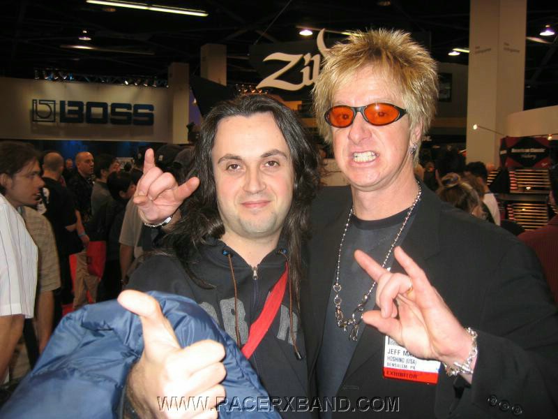 08. Daniele Liverani and Jeff.  Daniele wrote Genius Rock Opera I and II. Jeff sings on II..jpg