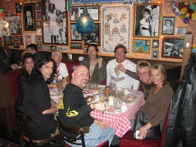 87. Group dinner. That's Ed from Mascot Records on Paul's right...and Dean from Leatherwolf between Paul and Jeff..jpg
