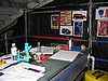 85. The Design Table, up in a loft...with minature Rock 'em Sock 'ems..jpg